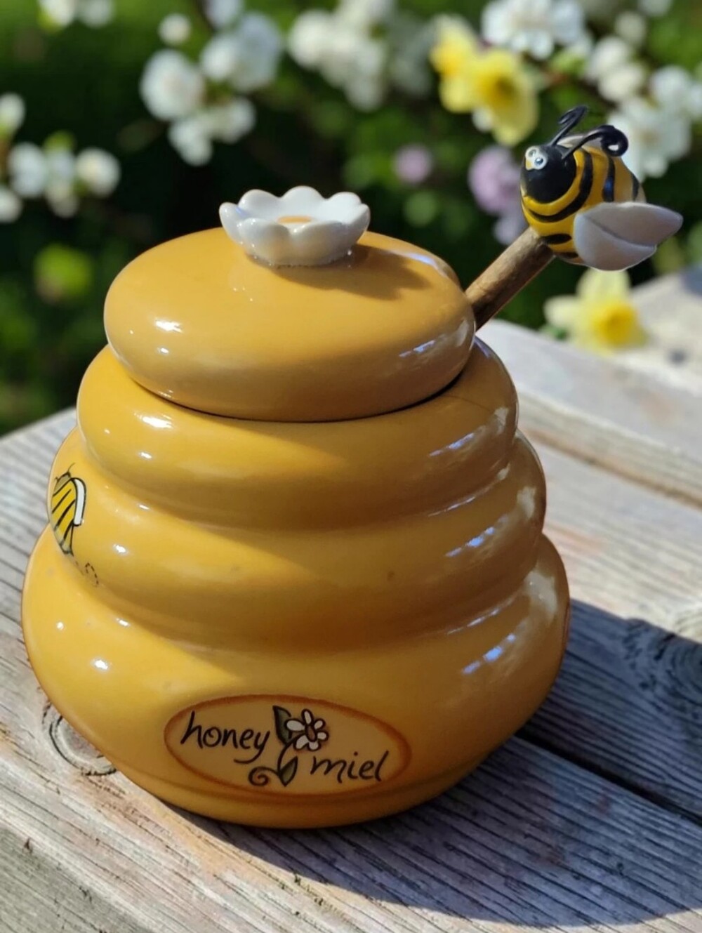 Joie Mini Honey Pot & Dipper Beehive & Bee Dipper 2002